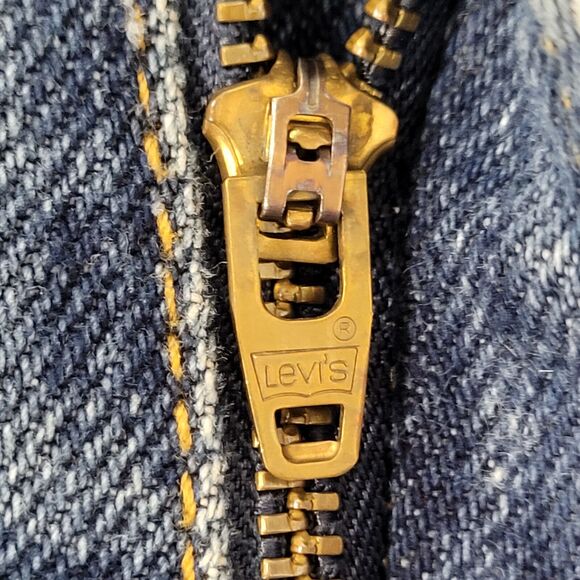 LEVIS 505 Jeans 32x28 (34x32) Blue Classic - Picture 4 of 16